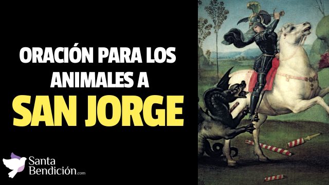 En este momento estás viendo Oración a san jorge bendito para los animales