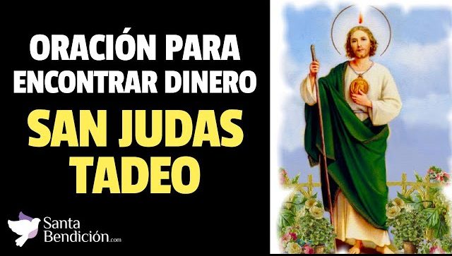 Oración a san judas tadeo para encontrar dinero