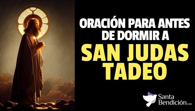 Oración a san judas tadeo antes de dormir