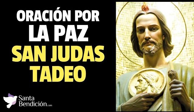 Oración a san judas tadeo por la paz