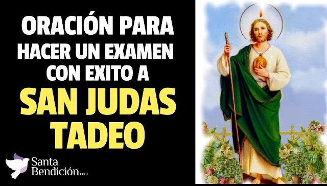 Oración a san judas tadeo para hacer un examen con éxito